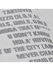 JAY-Z album tracklist embroidered sleeve