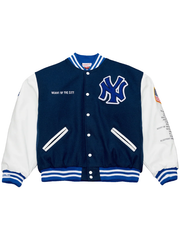 JAY-Z Yankees patch varsity jacket