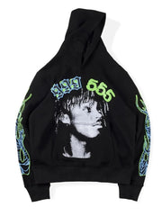 Puff print Juice WRLD 999 Club hooded sweatshirt
