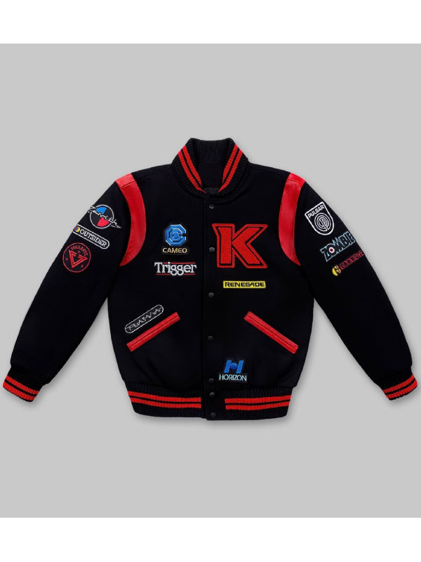 Kavinsky Reborn chenille K patch jacket