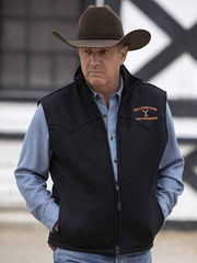 Yellowstone John Dutton Black Vest