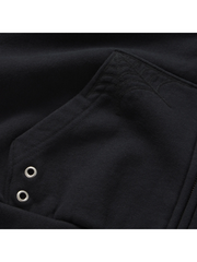 Eyelet King Spider quilted web pocket hoodie