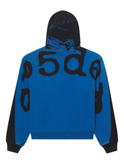Color block King Spider sp5der lettering hoodie