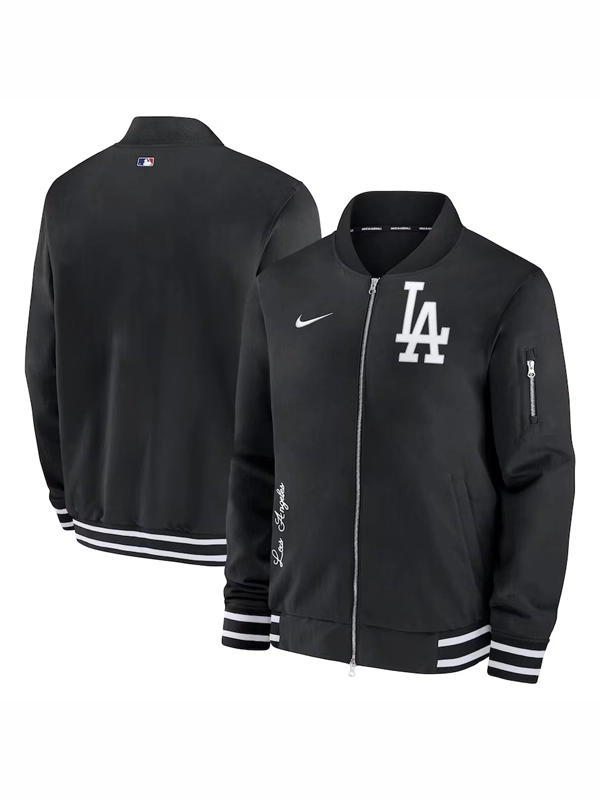 LA Dodgers black zip jacket