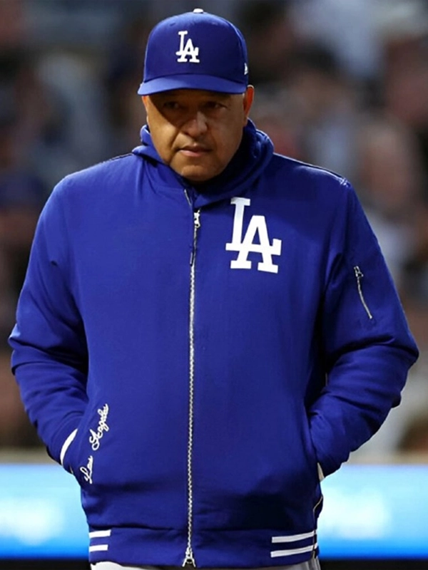 Dodgers LA royal blue coat jacket