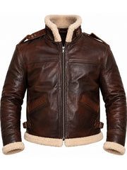 Resident Evil 4 Leon fur collar leather jacket