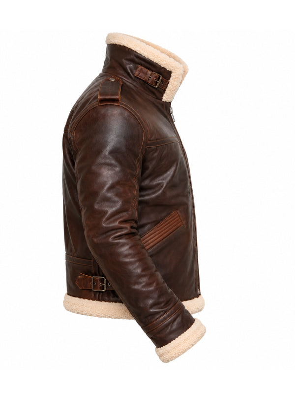 Resident Evil 4 Leon distressed brown jacket