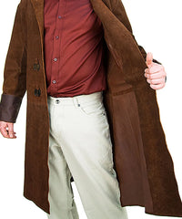 Malcolm Reynolds Firefly Brown Suede Coat