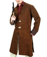 Malcolm Reynolds Firefly Brown Suede Coat