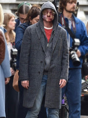 Matt Hagen Grey Plaid Wool Coat