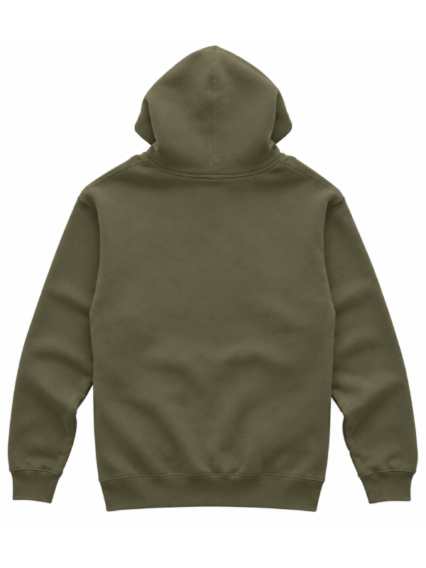 MeatEater olive green fleece pullover hooded top