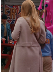Tied Melinda Monroe waist belt wool coat