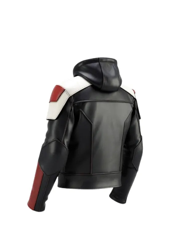 men leather biker jacket