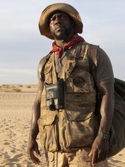Finbar Mouse Jumanji Open World camo vest front view desert scene