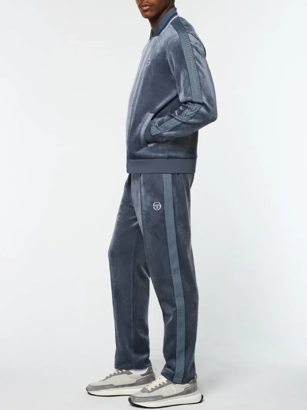 Nanny Asante grey herringbone suit