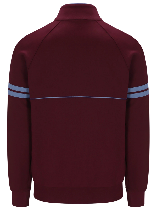 Benjamin Clementine maroon jacket back