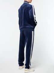 Benjamin Clementine grey velour jacket