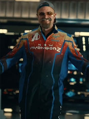 David Harbour New Avengerz jumpsuit front view arms outstretched