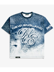 New England Patriots NE sublimation print shirt front flat lay