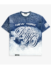 New York Giants NYG sublimation print shirt front flat lay