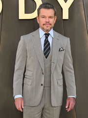 Matt Damon The Odyssey 2026 London Event Suit
