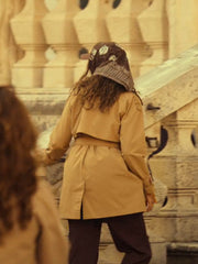 Outer Banks Season 5 Kie khaki trench coat back view