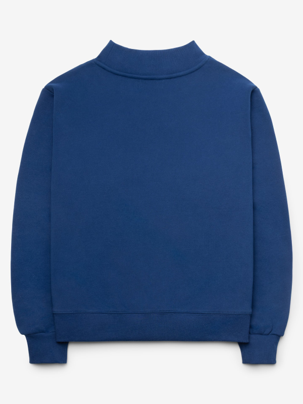 Parke Syracuse navy sweatshirt back flat lay