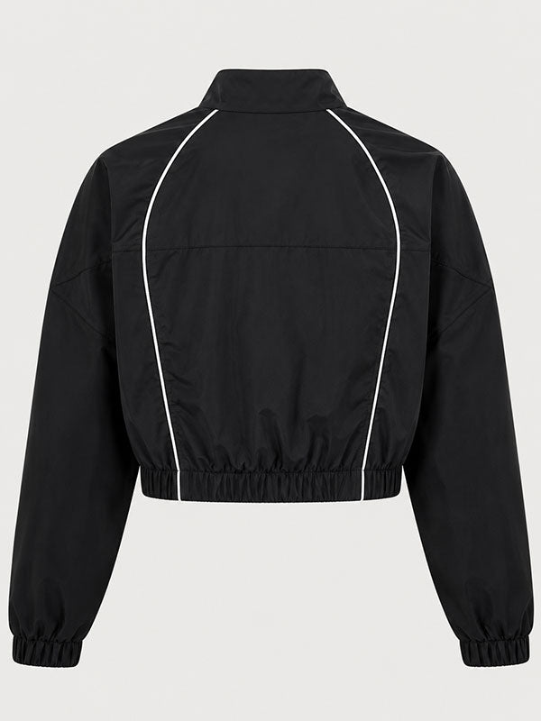 Chad Powers Ricky track jacket back view white piping detail