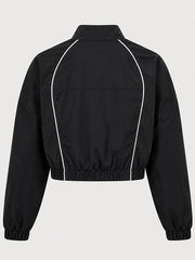 Chad Powers Ricky track jacket back view white piping detail
