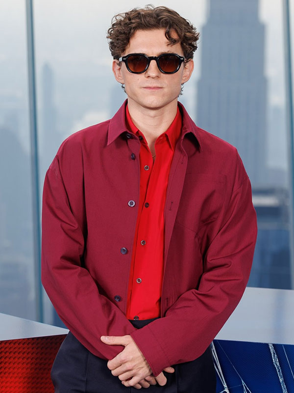 Peter Parker maroon jacket