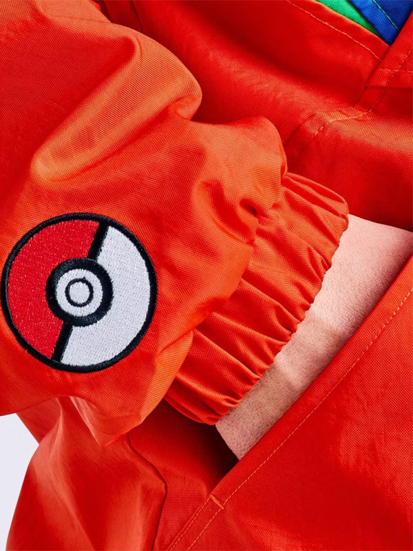 Pokémon Hoenn Region jacket embroidered Pokéball patch sleeve detail