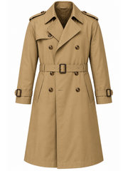 Chris Hansen tan trench look