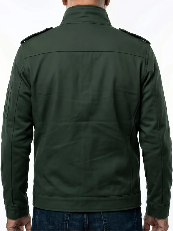 Patrick Stewart Professor X Avengers Doomsday jacket back view