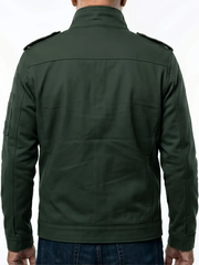Patrick Stewart Professor X Avengers Doomsday jacket back view