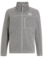 Outer Banks Rafe Cameron grey fleece jacket flat lay back