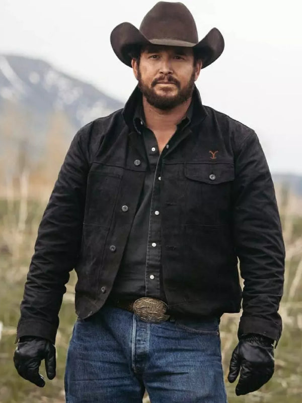 Cole Hauser Yellowstone black work jacket