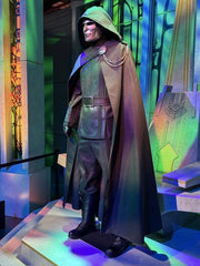 Doctor Doom Avengers Doomsday leather costume side profile cloak detail