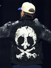Star Wars Starfighter skull and crossbones back print jacket