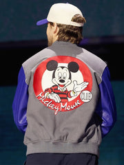 Ryan Gosling Mickey Mouse Club varsity jacket back view graphic