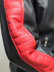 Quilted leather Colt Seavers Fall Guy sleeve