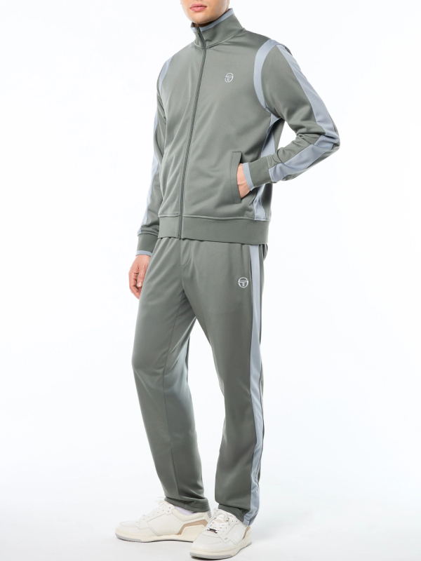 Two-tone fleece jacket sergio tacchini