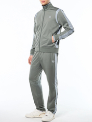 Two-tone fleece jacket sergio tacchini