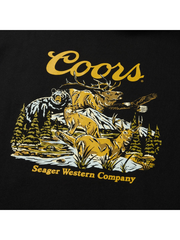 Coors Banquet Seager wildlife graphic close up detail