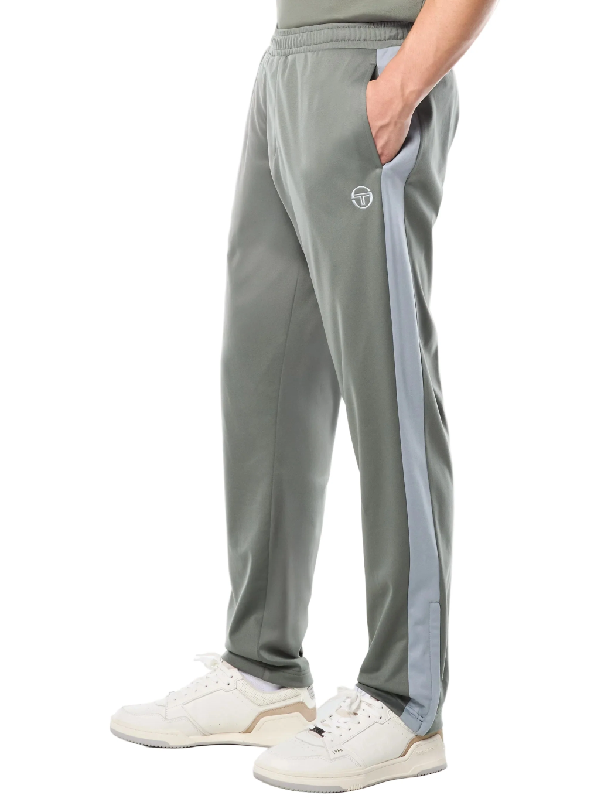 Grey stripe fleece trousers