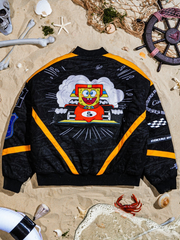 SpongeBob SquarePants racing jacket back view go kart patch