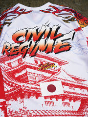 Civil Regime Street Fighter jersey back logo close up