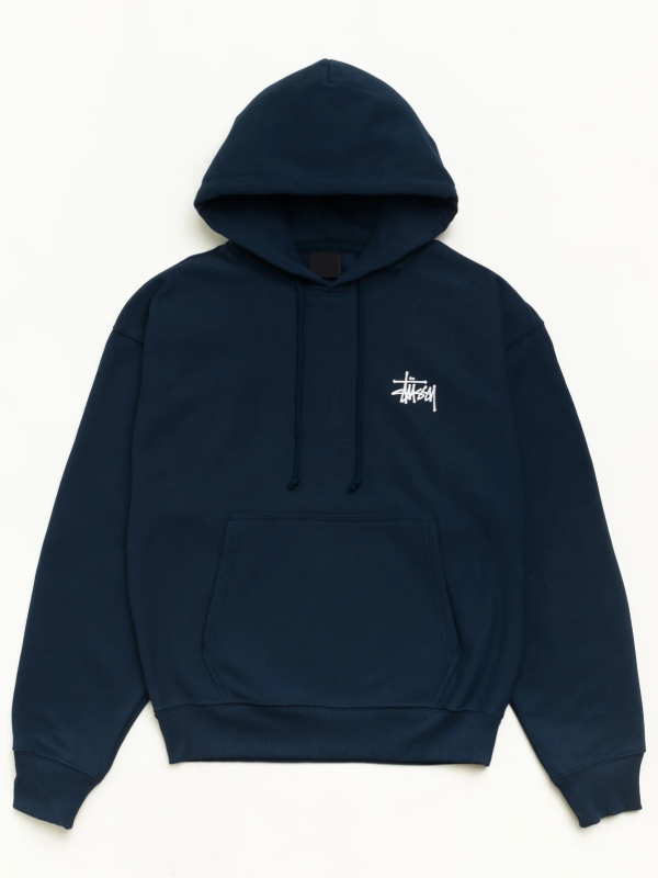 Stussy dark blue pocket hoodie