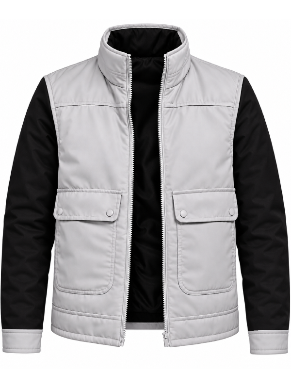 Hunger Games tribute jacket front view flat lay