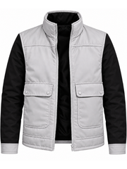 Hunger Games tribute jacket front view flat lay