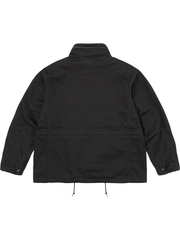 Supreme field jacket black cotton back view